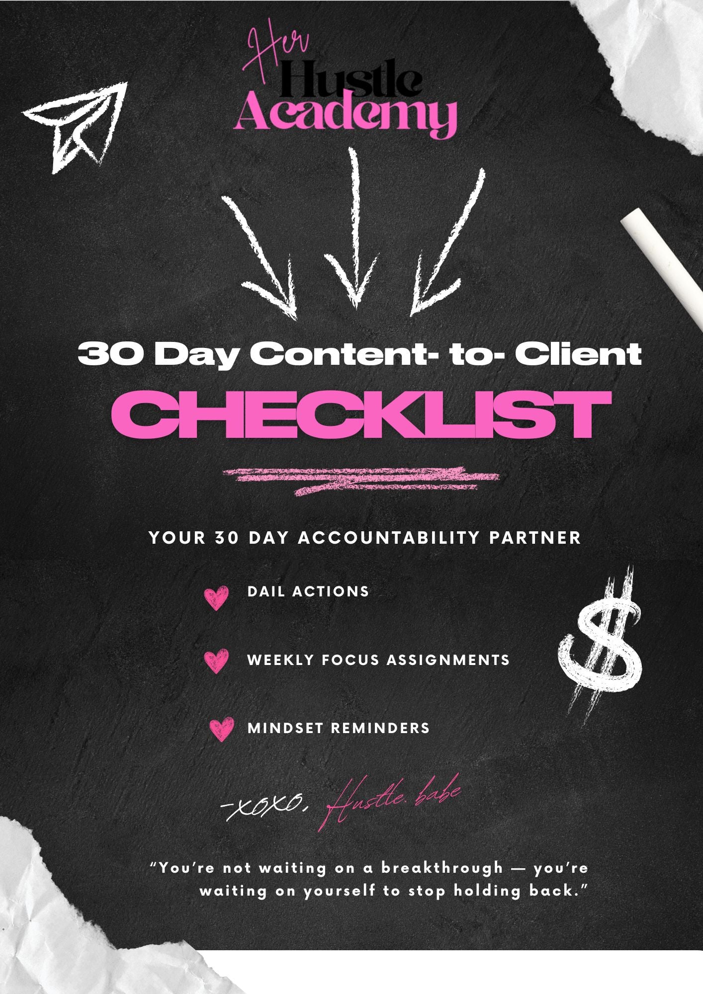 30 Day Content-To- Client Checklist